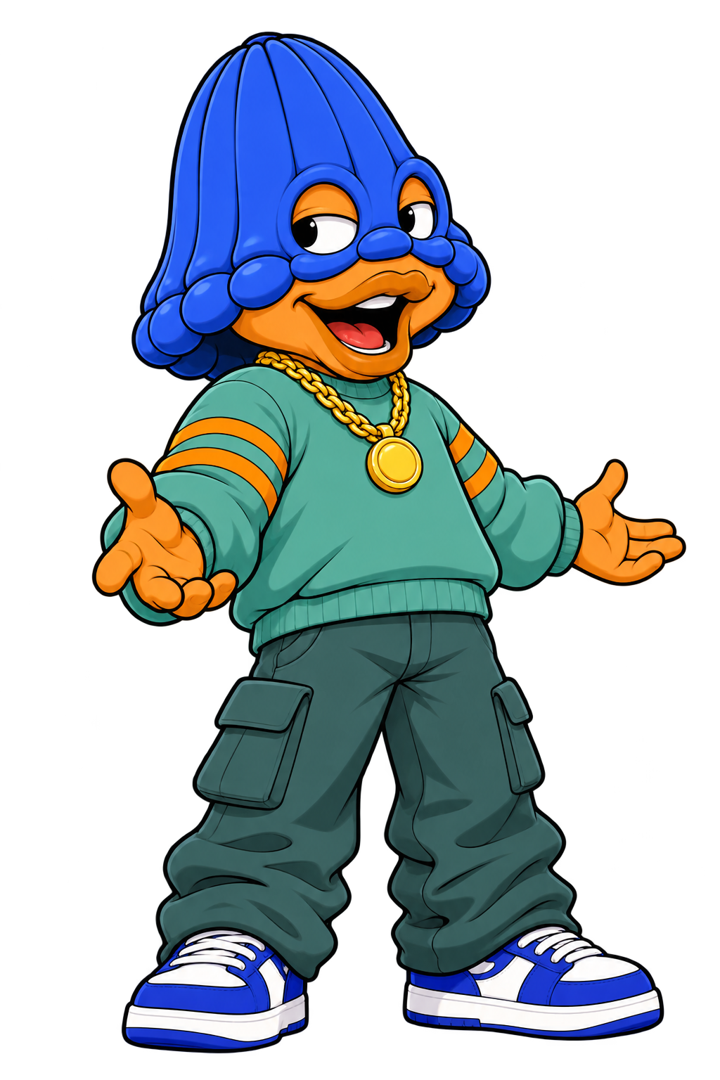 Blu mascot