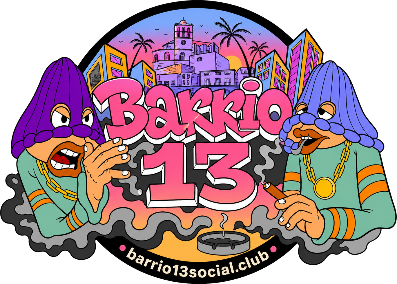 Barrio 13 Social Club Ibiza official logo